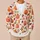 Pumpkin And Autumn Leaves For Festive Halloween Outings And Cozy Everyday Layering All-over Print Knitted Cardigan - 6