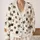 Multicolor Cat Faces and Paw Accents for Cozy Autumn Layering and Everyday Style for Women All-over Print Knitted Cardigan - 2