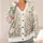 Watercolor Meadow Florals for Relaxed Spring Layering and Everyday Cottage Garden Style All-over Print Knitted Cardigan - 4