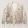 Watercolor Meadow Florals for Relaxed Spring Layering and Everyday Cottage Garden Style All-over Print Knitted Cardigan - 1