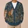 Blue Woodland Fox And Raccoon Scene For Cozy Weekend Layering And Nature-Loving Women All-over Print Knitted Cardigan - 6