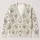 Pastel Floral Lattice Blooms for Everyday Layering and Cottage Garden Spring Style All-over Print Knitted Cardigan - 1