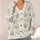 Pastel Floral Lattice Blooms for Everyday Layering and Cottage Garden Spring Style All-over Print Knitted Cardigan - 4