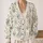 Pastel Floral Lattice Blooms for Everyday Layering and Cottage Garden Spring Style All-over Print Knitted Cardigan - 2