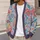 Bohemian Floral Medallions for Colorful Everyday Layering and Relaxed Weekend Style All-over Print Knitted Cardigan - 5