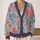 Bohemian Floral Medallions for Colorful Everyday Layering and Relaxed Weekend Style All-over Print Knitted Cardigan - 2