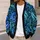 Halloween Ocean Creatures for Moody Coastal Style and Everyday Fall Layering for Teens All-over Print Knitted Cardigan - 5
