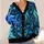 Halloween Ocean Creatures for Moody Coastal Style and Everyday Fall Layering for Teens All-over Print Knitted Cardigan - 4