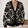 Occult Pentagram Snake Skull Moon Gothic Style for Everyday Alternative Wear All-over Print Knitted Cardigan - 2