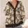 Vintage Rat Sketches for Everyday Layering and Casual Autumn Style All-over Print Knitted Cardigan - 4