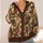 Vintage Coffee Book Patchwork for Cozy Cafe Days and Autumn Reading Lovers All-over Print Knitted Cardigan - 4