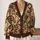 Vintage Coffee Book Patchwork for Cozy Cafe Days and Autumn Reading Lovers All-over Print Knitted Cardigan - 2