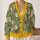 Vintage Books And Botanical Stationery For Cozy Autumn Study Days All-over Print Knitted Cardigan - 2