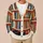 Watercolor Bookshelf and Black Cat Reading Scene for Cozy Study Days and Book Lovers All-over Print Knitted Cardigan - 6