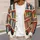 Watercolor Bookshelf and Black Cat Reading Scene for Cozy Study Days and Book Lovers All-over Print Knitted Cardigan - 5