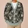 Black Crows and Ivory Roses for Moody Halloween Layering and Gothic Autumn Style All-over Print Knitted Cardigan - 6