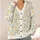 Blue And Yellow Meadow Flowers For Spring Layering, Garden Walks, And Daily Style All-over Print Knitted Cardigan - 4