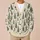 Snowmen and Evergreen Forest Holiday Cheer for Cozy Winter Layering Women's Seasonal Style All-over Print Knitted Cardigan - 6