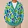 Colorful Geometric Mosaic Style for Spring Autumn Layering and Everyday Women's Wardrobe All-over Print Knitted Cardigan - 6