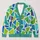 Colorful Geometric Mosaic Style for Spring Autumn Layering and Everyday Women's Wardrobe All-over Print Knitted Cardigan - 1