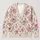 Pink Rose Botanical Blooms for Romantic Everyday Layering and Cottagecore Wardrobe Style All-over Print Knitted Cardigan - 1
