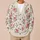 Pink Rose Botanical Blooms for Romantic Everyday Layering and Cottagecore Wardrobe Style All-over Print Knitted Cardigan - 6