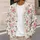 Pink Rose Botanical Blooms for Romantic Everyday Layering and Cottagecore Wardrobe Style All-over Print Knitted Cardigan - 5