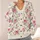 Pink Rose Botanical Blooms for Romantic Everyday Layering and Cottagecore Wardrobe Style All-over Print Knitted Cardigan - 4