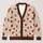 Ladybug Oatmeal Motifs For Casual Layering And Everyday Nature Style For Women Gift All-over Print Knitted Cardigan - 1