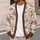 Pink Blossom Cottage Garden Scene for Spring Layering Women's Country Style All-over Print Knitted Cardigan - 5