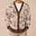 Pink Blossom Cottage Garden Scene for Spring Layering Women's Country Style All-over Print Knitted Cardigan - 6