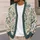 Botanical Meadow Florals for Relaxed Layering, Cottagecore Everyday Style, Nature Lovers All-over Print Knitted Cardigan - 5