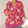 Pink Pumpkin Daisy Motifs for Cozy Autumn Layering and Casual Everyday Wear for Women All-over Print Knitted Cardigan - 4