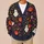 Ghosts And Jack-O’-Lanterns For Cozy Autumn Nights And Festive Weekend Layering Looks All-over Print Knitted Cardigan - 6