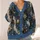 Celestial Gold Star And Chain Motifs For Relaxed Everyday Layering And Casual Style All-over Print Knitted Cardigan - 4