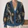 Celestial Gold Star And Chain Motifs For Relaxed Everyday Layering And Casual Style All-over Print Knitted Cardigan - 2