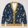 Celestial Moons And Stars For Bohemian Everyday Layering, Women’s Night-Sky Style All-over Print Knitted Cardigan - 1