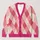 Pink Argyle Diamond Motif for Preppy Campus Layering and Everyday Weekend Style All-over Print Knitted Cardigan - 1