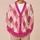 Pink Argyle Diamond Motif for Preppy Campus Layering and Everyday Weekend Style All-over Print Knitted Cardigan - 6