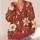 Vintage Wildflower Blooms for Autumn Garden Walks and Cozy Everyday Layering Women All-over Print Knitted Cardigan - 4