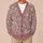 Dusty Rose Ivory Wildflower Blooms for Cozy Autumn Layering and Everyday Gifts for Her All-over Print Knitted Cardigan - 6