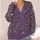 Purple Vine And Dragonfly Motifs For Relaxed Autumn Layering And Everyday Style All-over Print Knitted Cardigan - 4