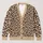 Leopard Spots for Bold Everyday Layering, Weekend Outfits and Effortless Casual Chic Style All-over Print Knitted Cardigan - 1