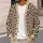 Leopard Spots for Bold Everyday Layering, Weekend Outfits and Effortless Casual Chic Style All-over Print Knitted Cardigan - 5