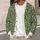Green Frog Faces for Playful Everyday Outfits, Nature Lovers and Youthful Casual Style All-over Print Knitted Cardigan - 5