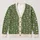 Green Frog Faces for Playful Everyday Outfits, Nature Lovers and Youthful Casual Style All-over Print Knitted Cardigan - 1