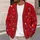 Red Holiday String Lights Cozy Layering Gift For Women Christmas Party Outfit Style All-over Print Knitted Cardigan - 5