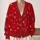 Red Holiday String Lights Cozy Layering Gift For Women Christmas Party Outfit Style All-over Print Knitted Cardigan - 2