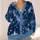 Celestial Blue Starfield for Everyday Layering and Relaxed Casual Style Outfits for Women All-over Print Knitted Cardigan - 4
