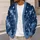 Celestial Blue Starfield for Everyday Layering and Relaxed Casual Style Outfits for Women All-over Print Knitted Cardigan - 5
